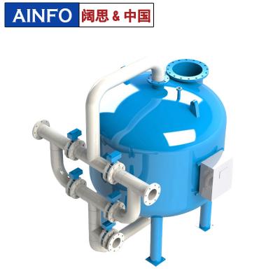 1．用于要求出水濁度≤5mg/L 能符合飲用水質(zhì)標(biāo)準(zhǔn)的工業(yè)用水、生活用水及市政給水 系統(tǒng)； 2．工業(yè)污水中的懸浮物、固體物的去除； 3．可用作離子交換法軟化、除鹽系統(tǒng)中的預(yù)處理設(shè)備，對水質(zhì)要求不高的工業(yè)給水的粗過濾設(shè)備； 以及用在游泳池循環(huán)處理系統(tǒng)、冷卻循環(huán)水凈化系統(tǒng)等。