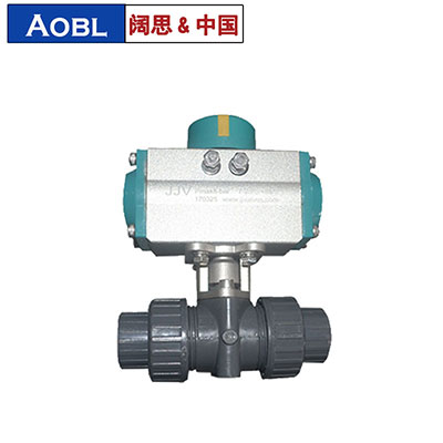 氣動(dòng)雙由令球閥，upvc由令球閥，耐腐蝕氣動(dòng)球閥-上海闊思電子有限公司官網(wǎng)